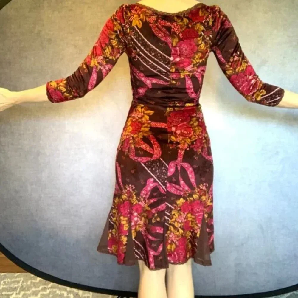 Vintage Betsey Johnson Size Small, Rare find, soft and stretchy crushed velvet - Picture 4 of 11